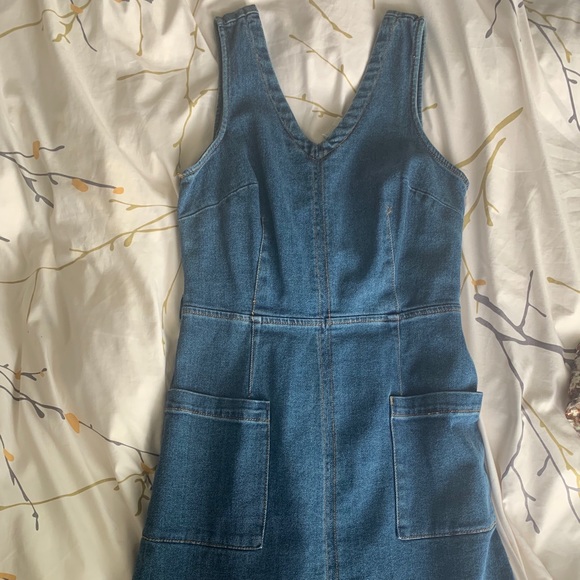target denim overall dress